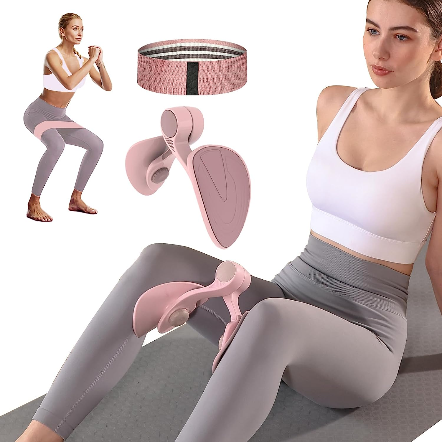 Thigh Master Exerciser for Woman Inner Thigh Exercise Fitness Gym Training