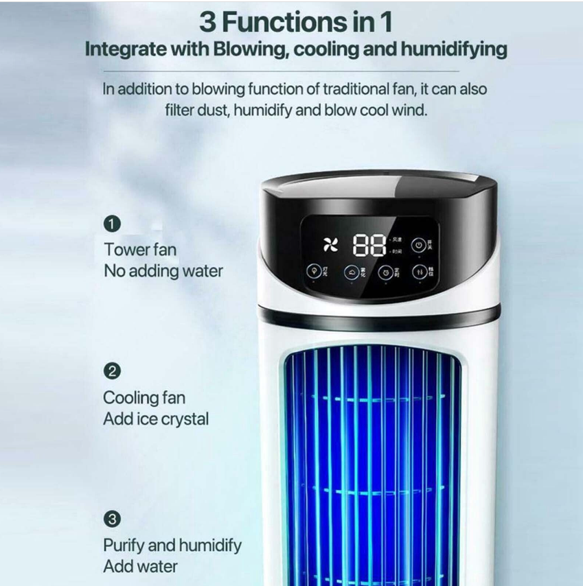 Portable USB Fan Cooling Cooler Small Desktop Air Conditioner 3In1 Air Cooler