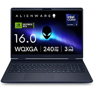 Dell ノートパソコン Alienware 16X Aurora AC16251 16インチ Intel®Core™Ultra 7 プロセッサー 255HX RTX 5060 メモリ32GB SSD1TB Windows 11 インターステラー インディゴ 翌営業日対応オンサイト出張修理サービス1年(HDD返却不要サービス) NAA76-FNA
